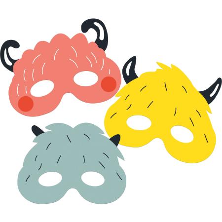 Monster Masken 6 Stück